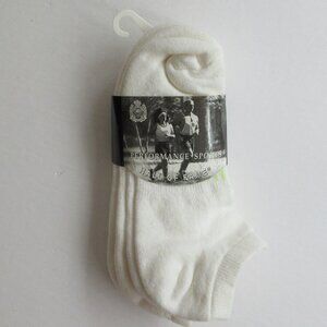 Performance Sports Hall Of Fame Womens Socks Fits 9-11 Cotton/Nylon 3 Pairs NEW